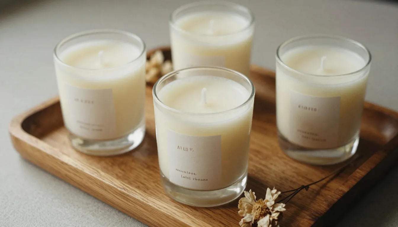 Vela aromática artesanal